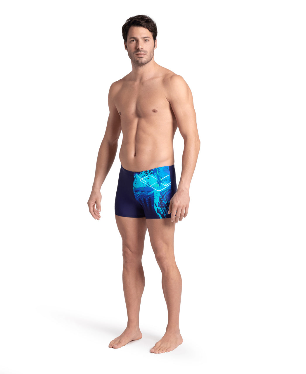 MEN'S ARENA FUNNY SPOT SWIM SHORT NAVY MULTI Bild 5