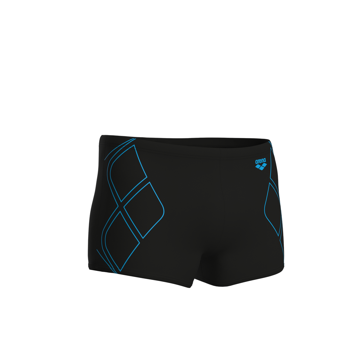 MEN'S ARENA GRAPHIC SWIM SHORT SHARK-TURQUOISE SHARK-TURQUOISE Bild 1