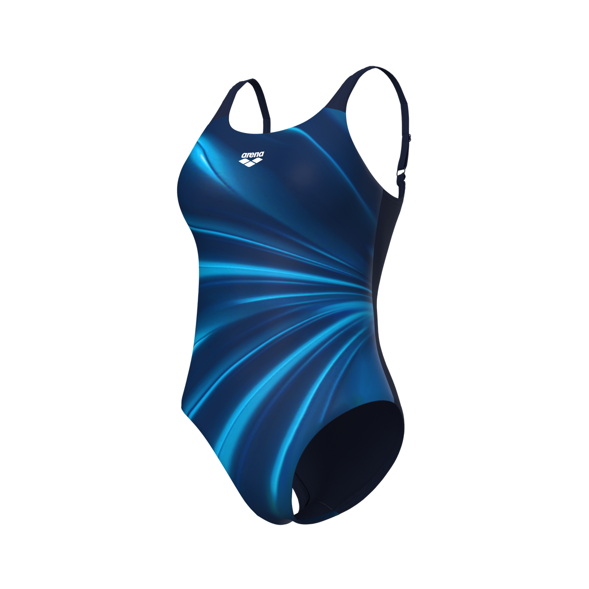 WOMEN'S ARENA GLOW SWIMSUIT U BACK B NAVY-ROYAL-WHITE NAVY-ROYAL-WHITE Bild 1