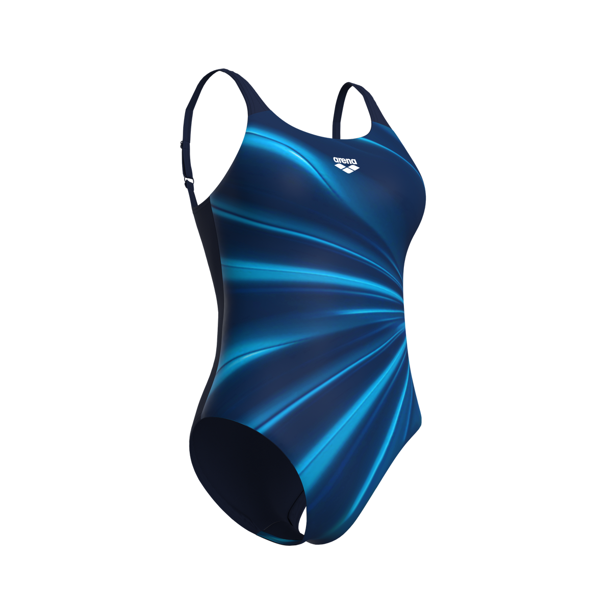 WOMEN'S ARENA GLOW SWIMSUIT U BACK B NAVY-ROYAL-WHITE NAVY-ROYAL-WHITE Bild 3