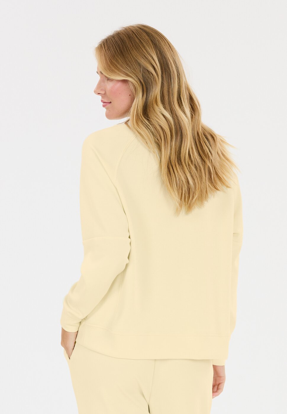 Jacey W Crew Neck Transparent Yellow Transparent Yellow Bild 4
