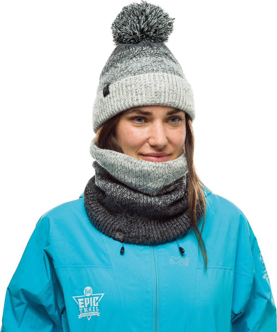 Knitted & Fleece Band Beanie MASHA GREY Bild 2
