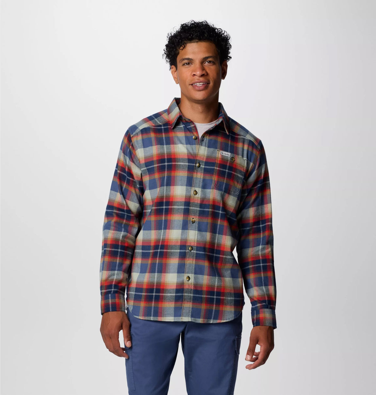 Cornell Woods Flannel Long Sleeve S 469 Collegiate Navy Classic Mu 469 Collegiate Navy Classic Mu Bild 1