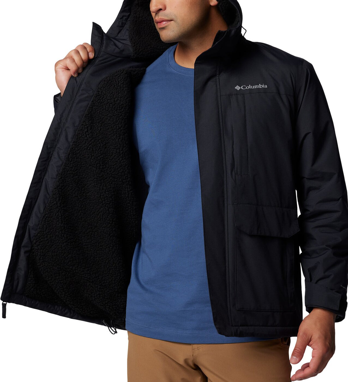 Landroamer Sherpa Lined Jacket 010 Black 010 Black Bild 7
