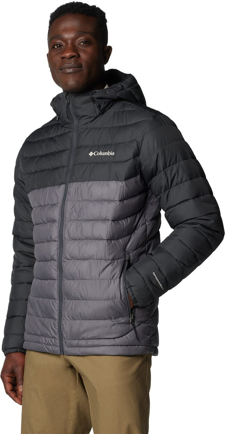 Powder Lite II Hooded Jacket City Grey, Shark Bild 3
