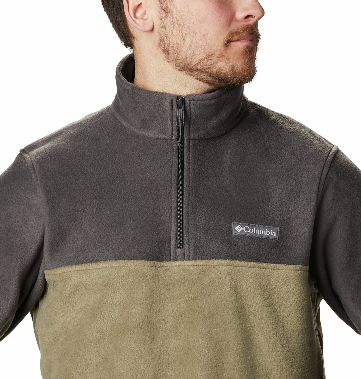 Steens Mountain Half Zip Shark, Stone Green Bild 4