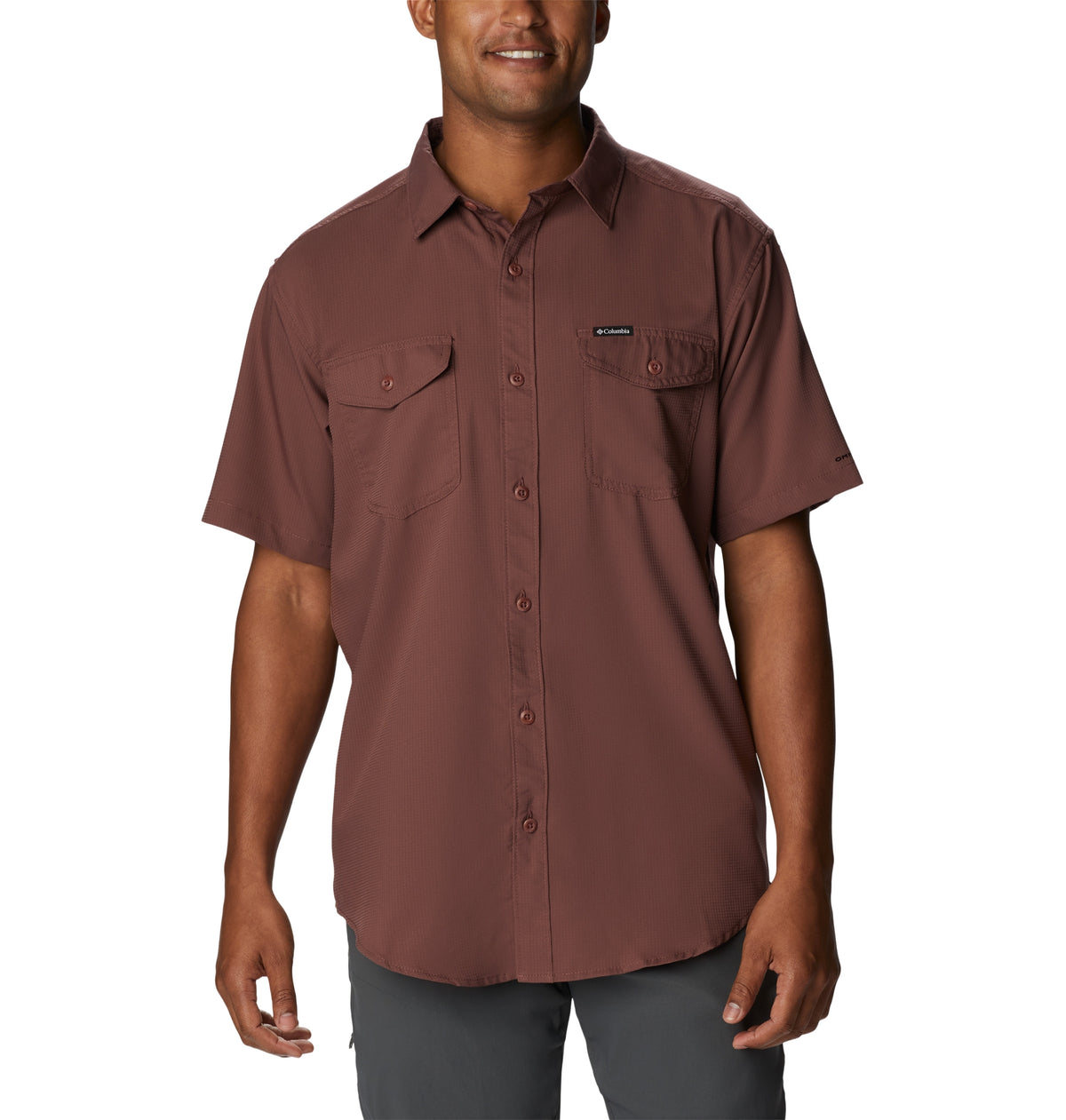 Utilizer II Solid Short Sleeve Shir Light Raisin Bild 1