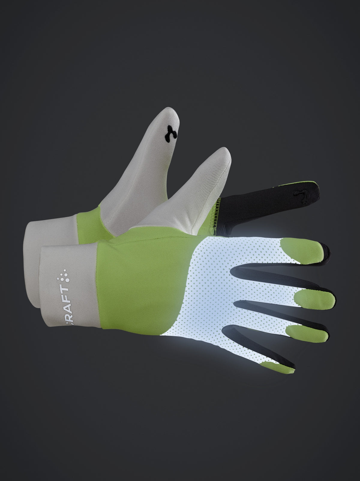 ADV LUMEN FLEECE GLOVE 895851 ASH WHITE-FLUMINO Bild 2