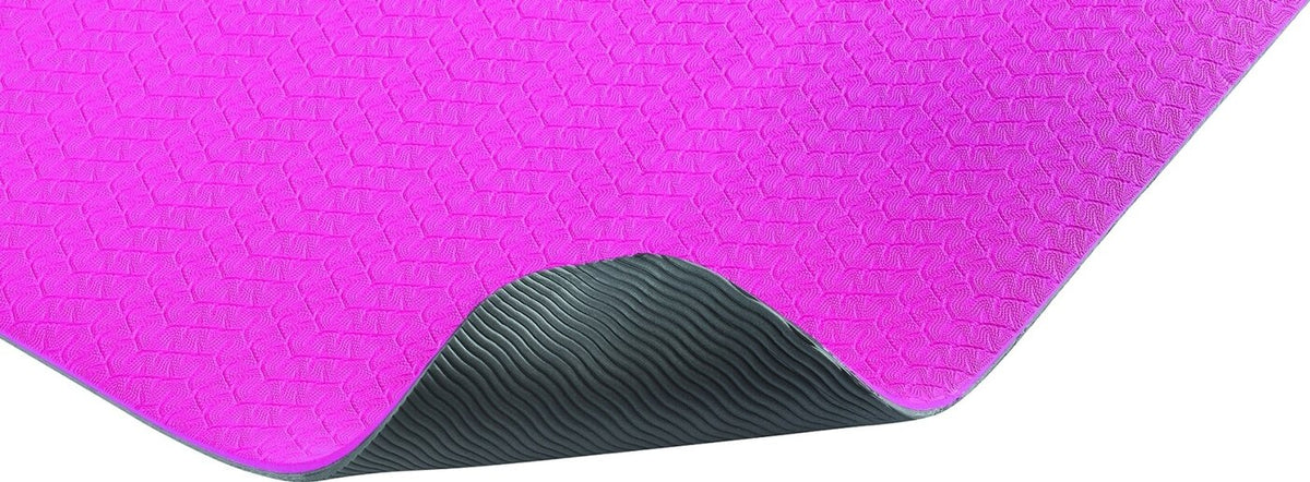 Deuser Yoga Matte TPE pink/grau PINK Bild 3
