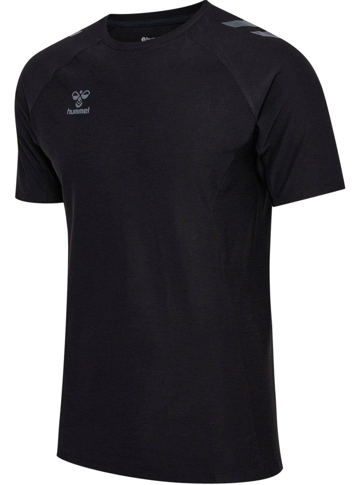 hmlCIMA 2.0 JERSEY S/S BLACK MELANGE BLACK MELANGE Bild 1