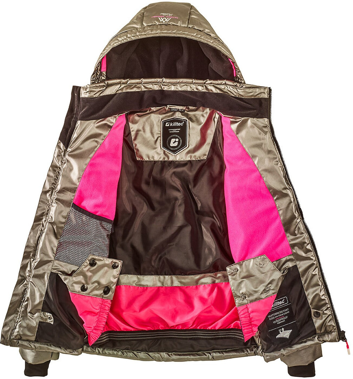 Fiames GRLS Ski Quilted JCKT A 00203 anthrazit Bild 3