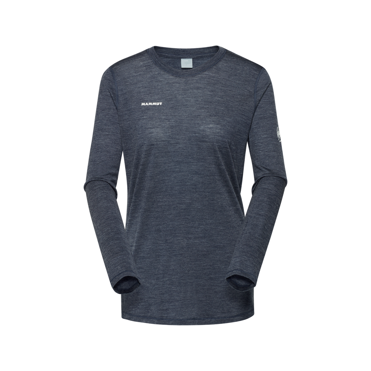 Tree Wool FL Longsleeve Women marine melange marine melange Bild 1