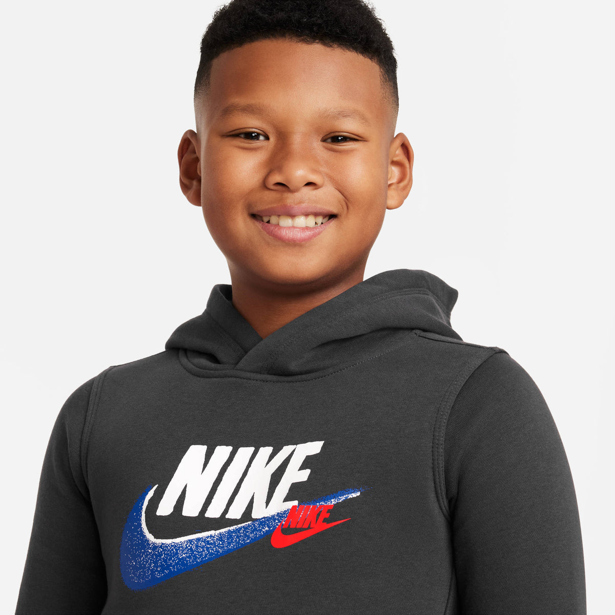 B NSW SI FLC PO HOODIE BB DK SMOKE GREY Bild 3