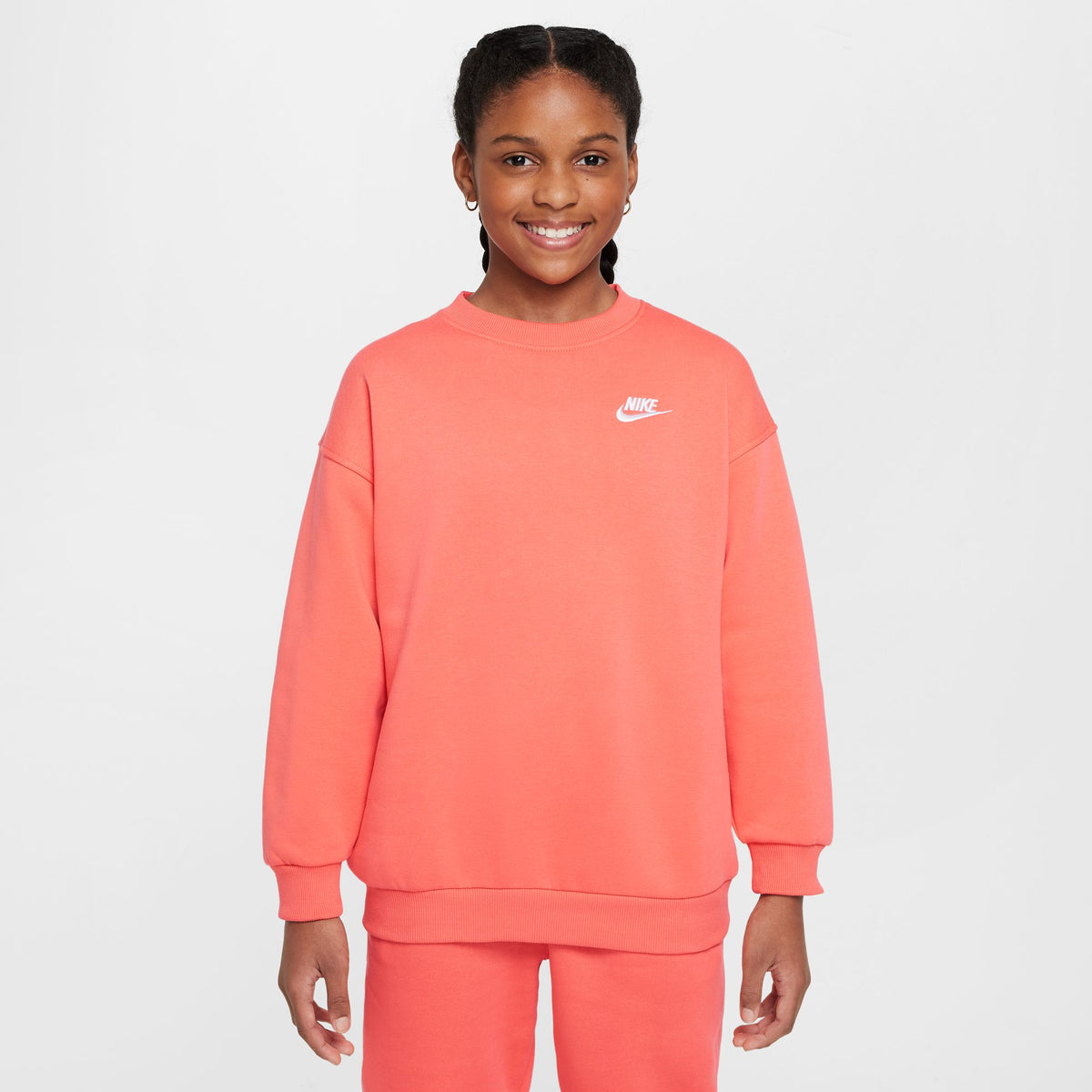 G NSW CLUB FLC OVRSZD CREW LBR CRIMSON TINT/CRIMSON TINT/DARK CRIMSON TINT/CRIMSON TINT/DARK Bild 1
