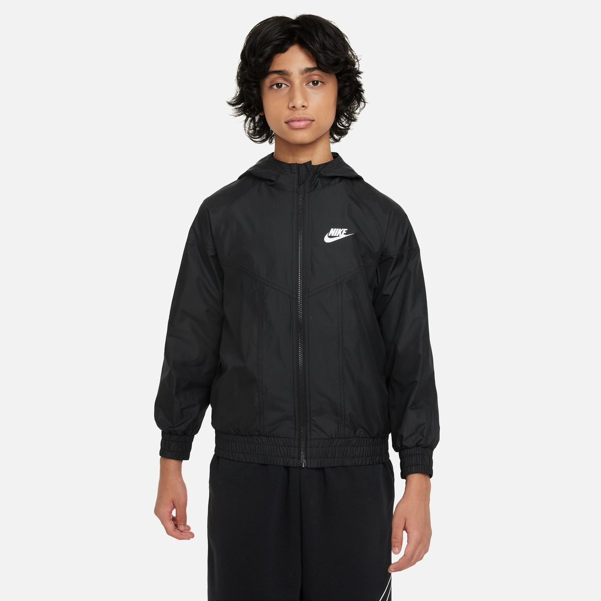 K NSW WR HD JKT BLACK/BLACK/BLACK/WHITE Bild 1