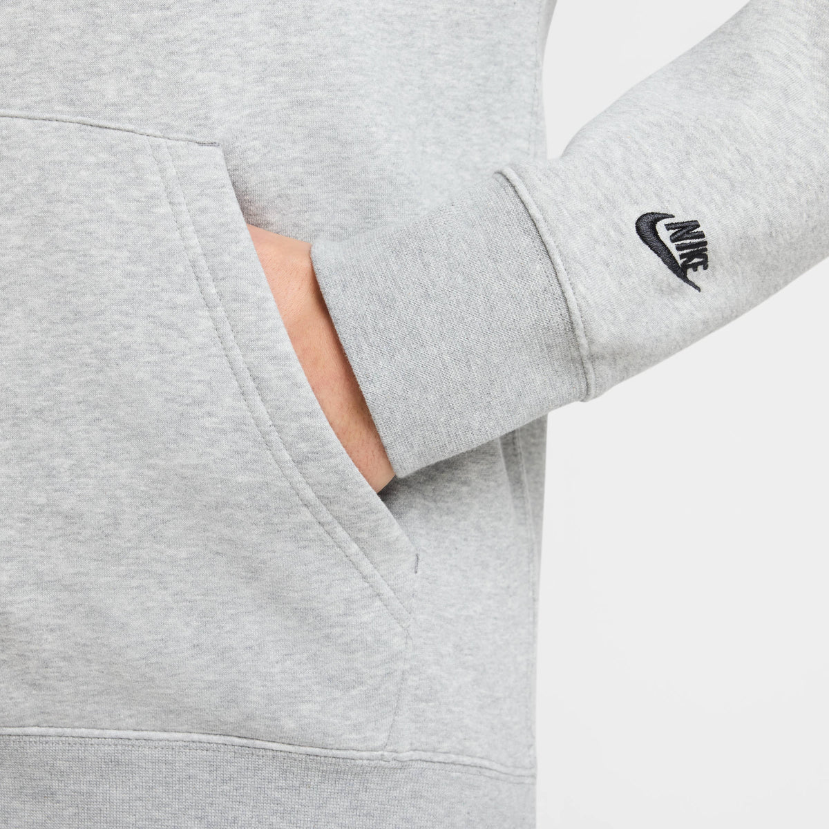 M NK CLUB BB PO HDY NSW GFX DK GREY HEATHER DK GREY HEATHER Bild 4