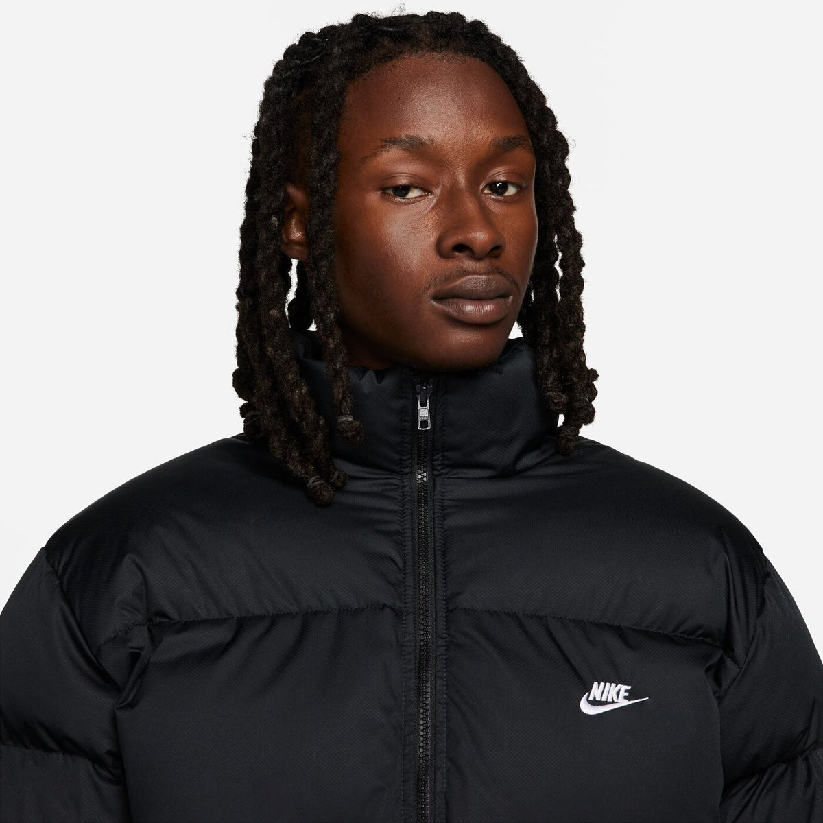 M NK CLUB PUFFER JKT BLACK/WHITE Bild 4