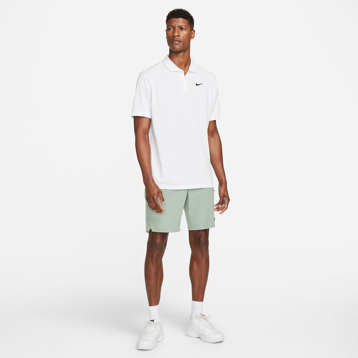 M NKCT DF POLO SOLID WHITE/BLACK Bild 5