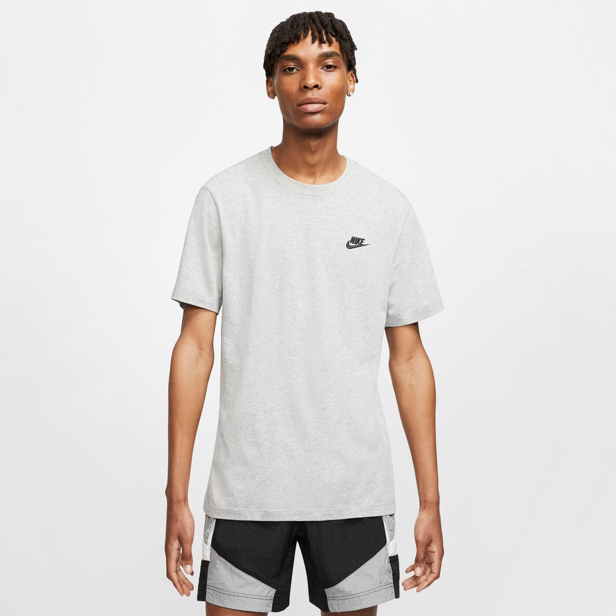 M NSW CLUB TEE DK GREY HEATHER/BLACK Bild 2