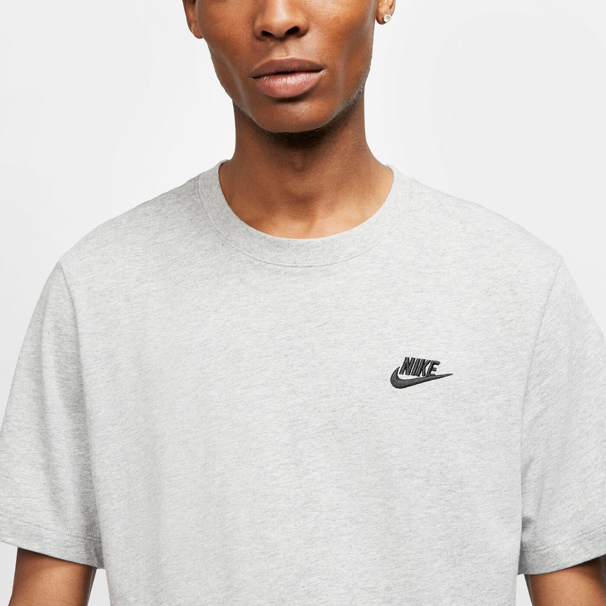 M NSW CLUB TEE DK GREY HEATHER/BLACK Bild 3