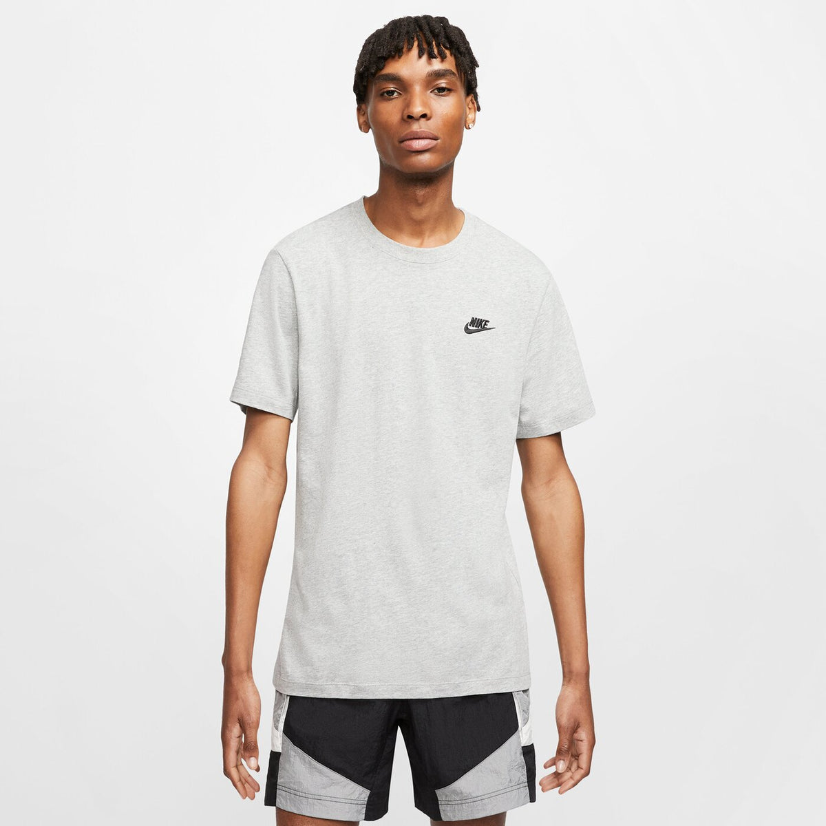 M NSW CLUB TEE DK GREY HEATHER/BLACK Bild 4