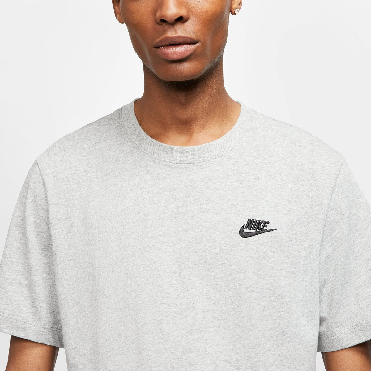 M NSW CLUB TEE DK GREY HEATHER/BLACK Bild 5