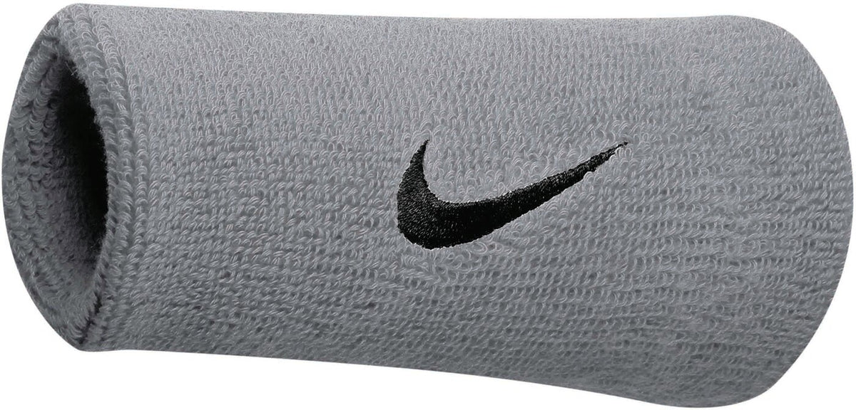 SWOOSH DOUBLEWIDE WRISTBANDS 1315 MATTE SILVER/BLACK Bild 1
