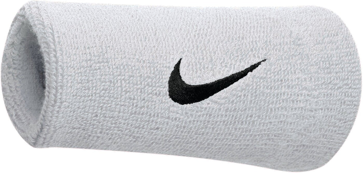 SWOOSH DOUBLEWIDE WRISTBANDS WHITE/BLACK Bild 1
