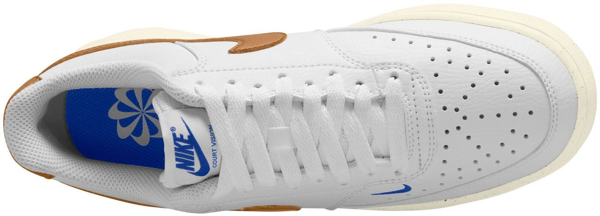 W NIKE COURT VISION LO NN WHITE/FLAX-GAME ROYAL-SAIL Bild 3
