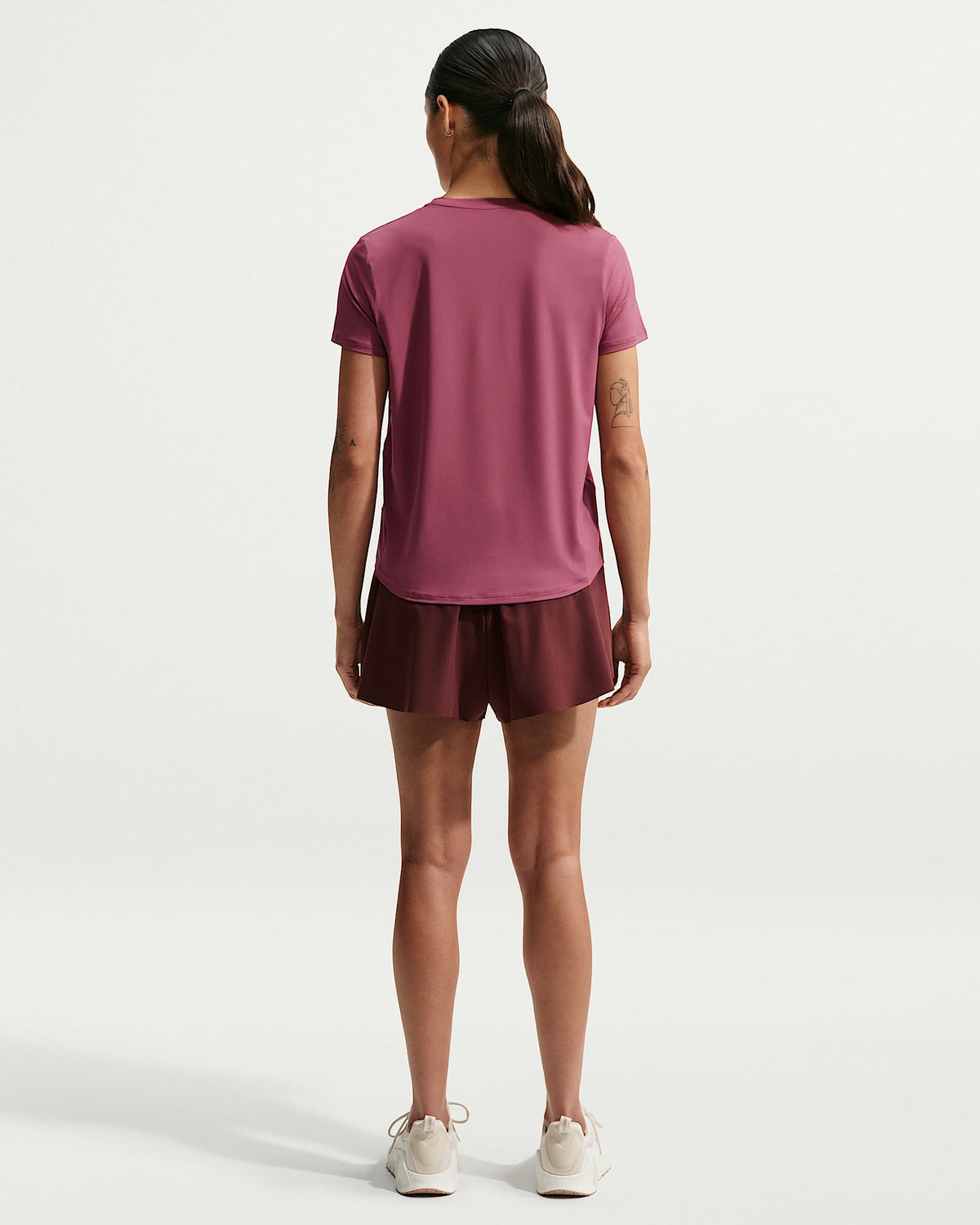 W NK ONE CLASSIC DF SS TOP PINK SMOKE/WHITE PINK SMOKE/WHITE Bild 5