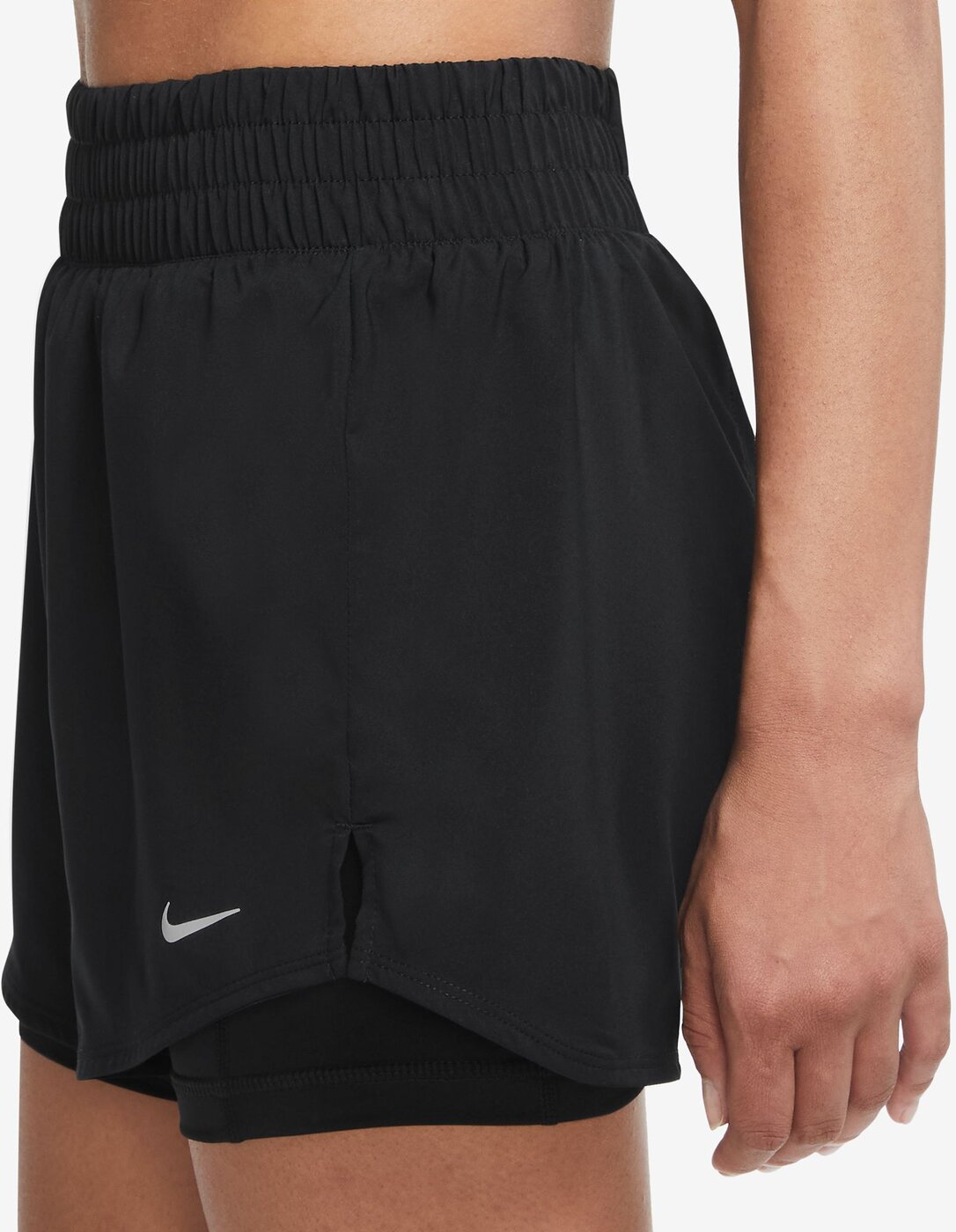 W NK ONE DF HR 3IN 2N1 SHORT BLACK/REFLECTIVE SILV Bild 3
