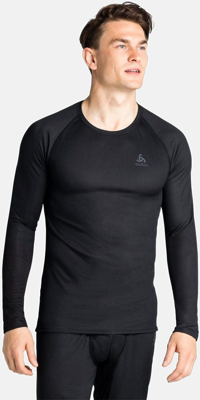 BL TOP Crew neck l/s ACTIVE F- 15000 black Bild 3