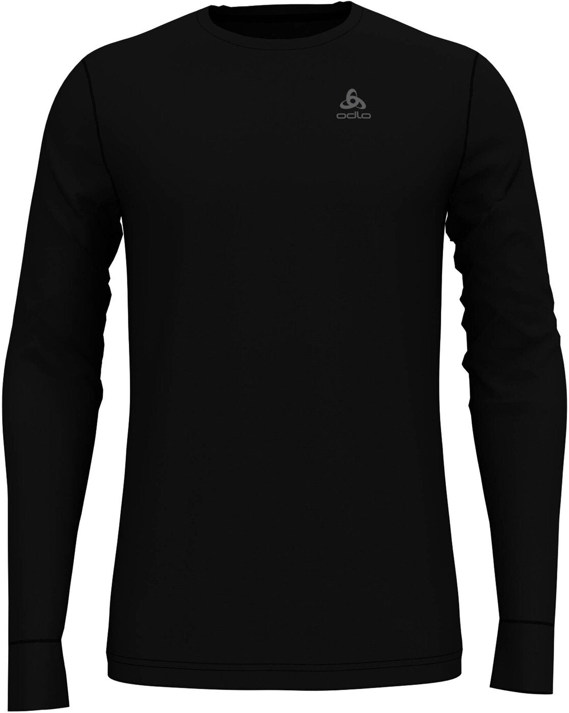 BL TOP Crew neck l/s MERINO 20 15001 black - black Bild 1