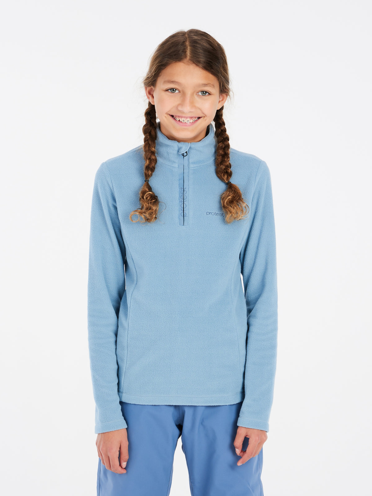 MUTEY JR 1/4 zip top JeanJacket Blue Bild 5
