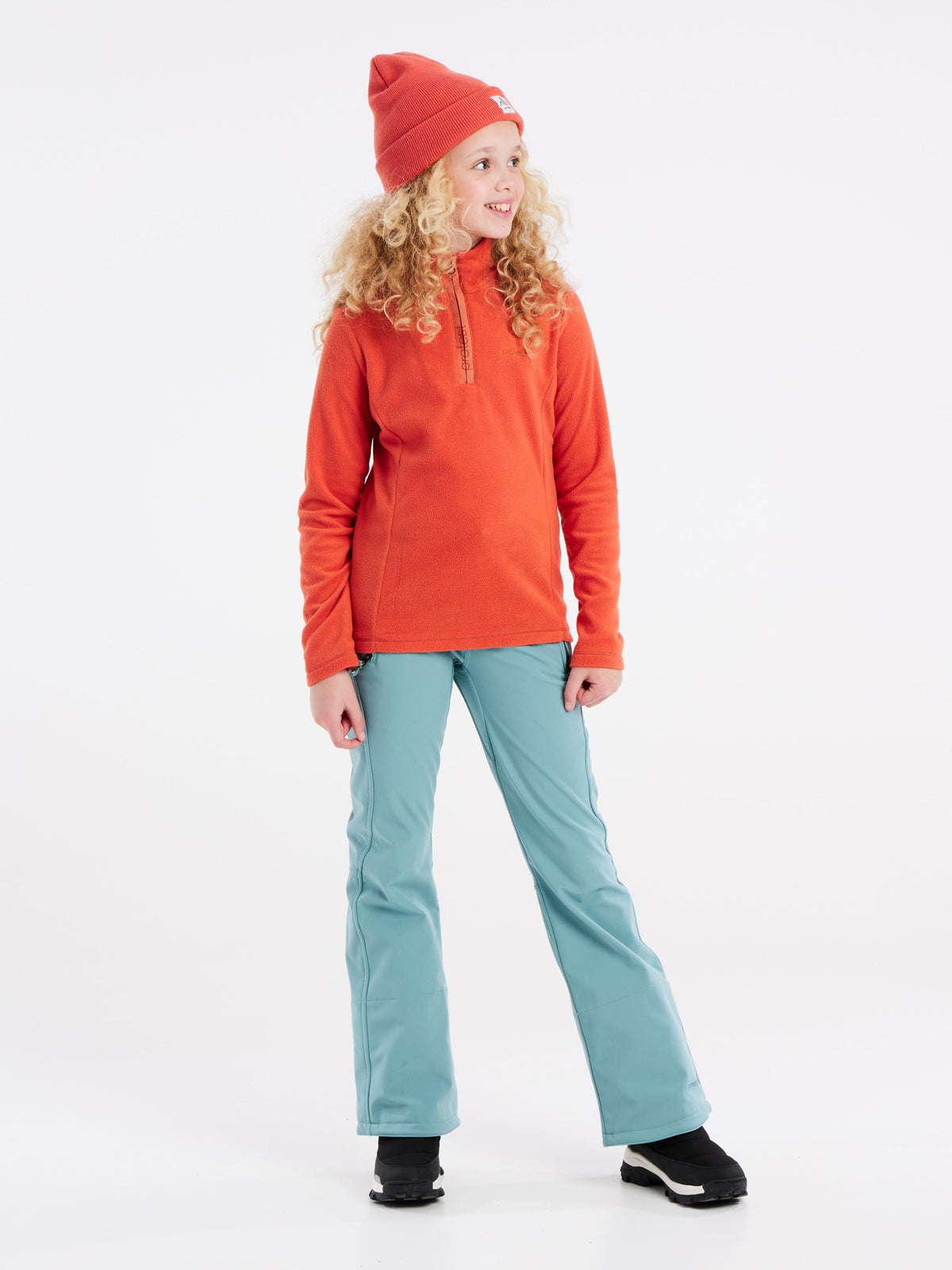 MUTEY JR 1/4 zip top Tosca Red Bild 3