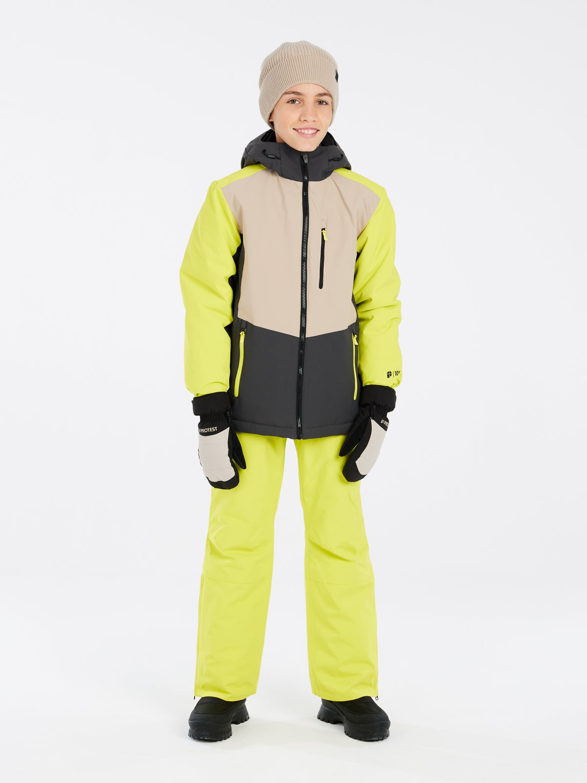 PRTNEMBRO JR snowjacket Deep Grey Bild 3