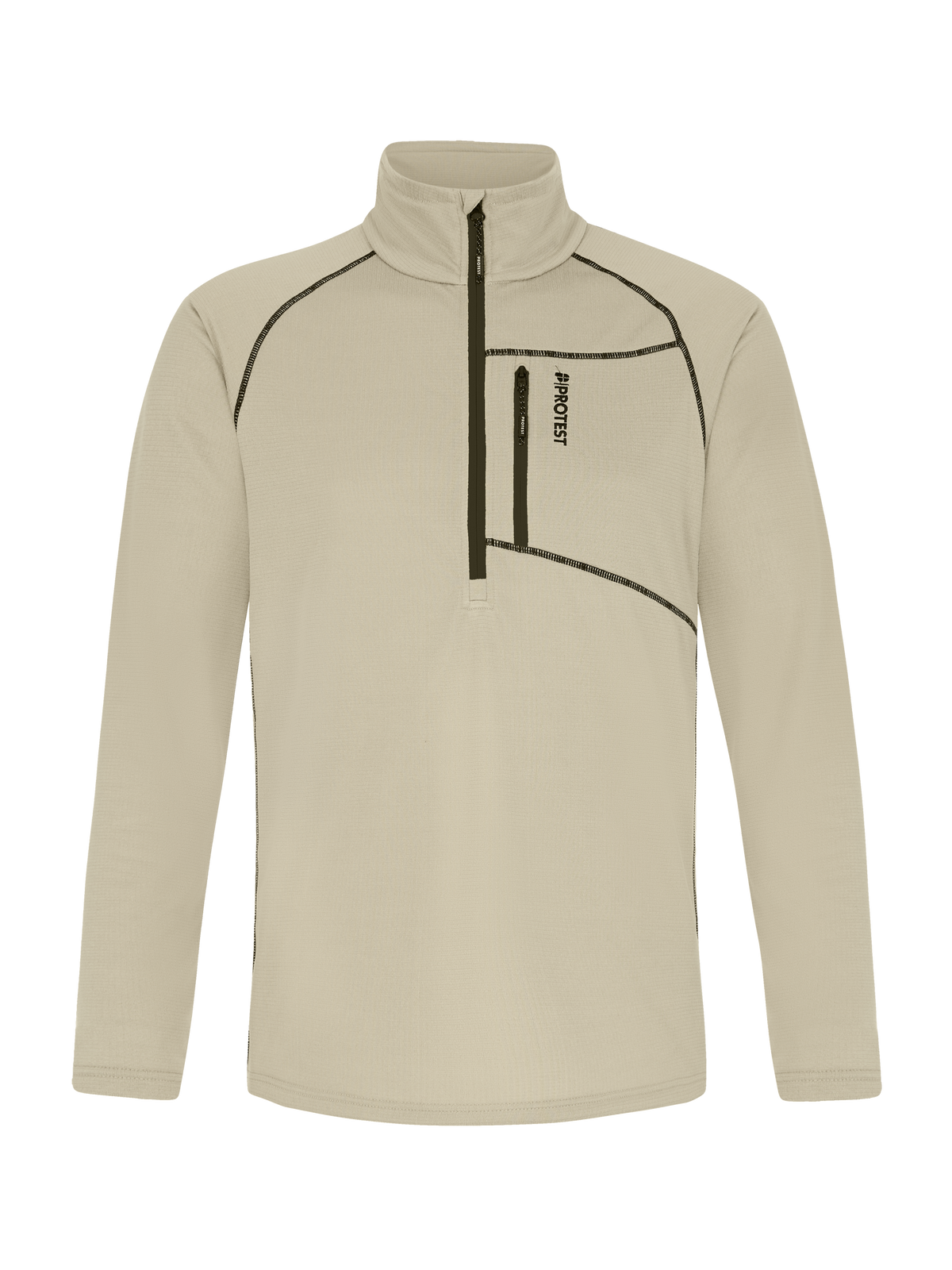 PRTRekody 1/4 zip active top BambooBeige BambooBeige Bild 1