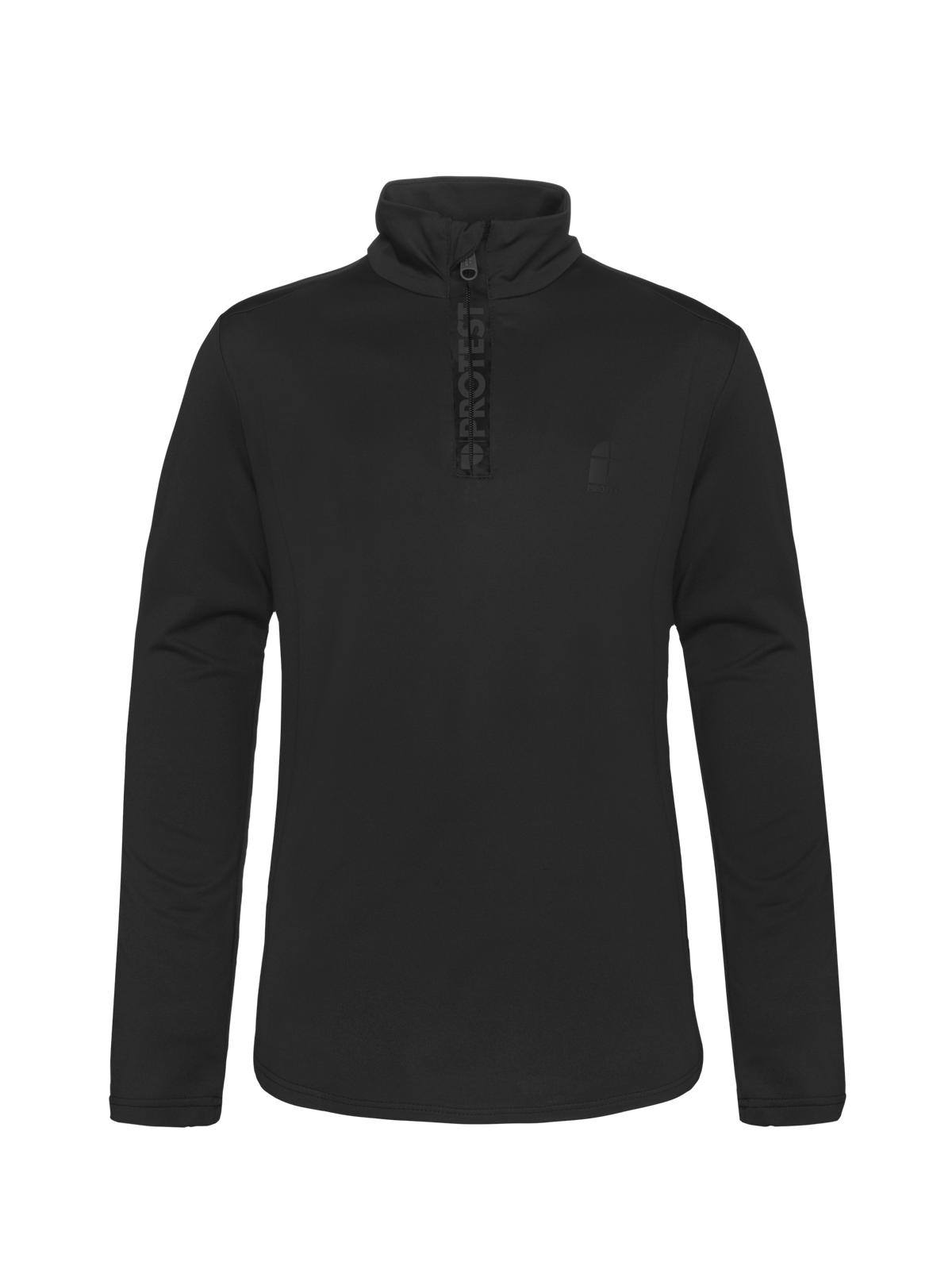 REWILLOWY JR 1/4 zip top True Black Bild 1