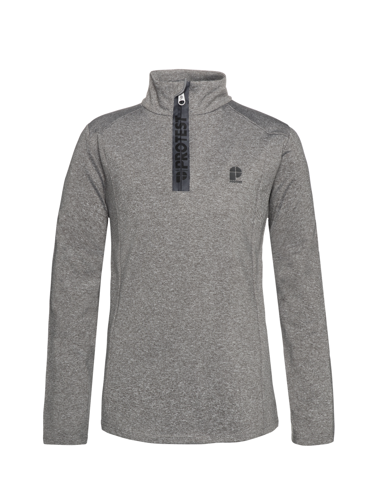 REWILLOWY JR 1/4 zip top Dark Grey Melee Bild 1