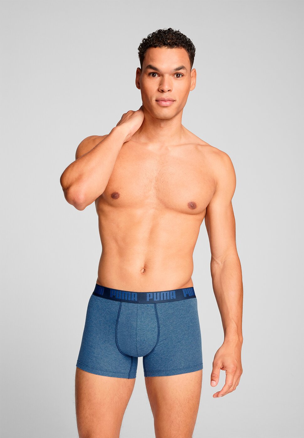 PUMA MEN EVERYDAY BASIC BOXERS 2P Denim Denim Bild 3