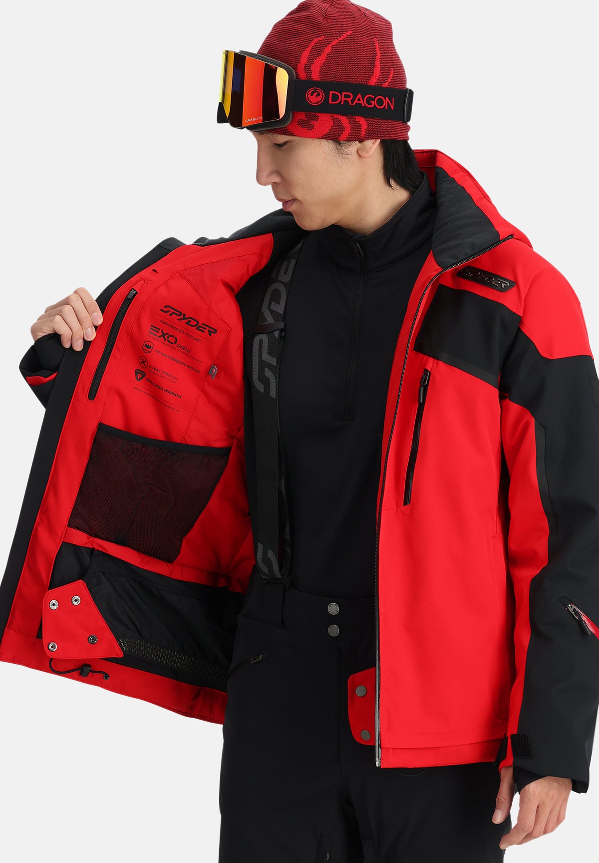 LEADER JACKET SPYDER RED Bild 4