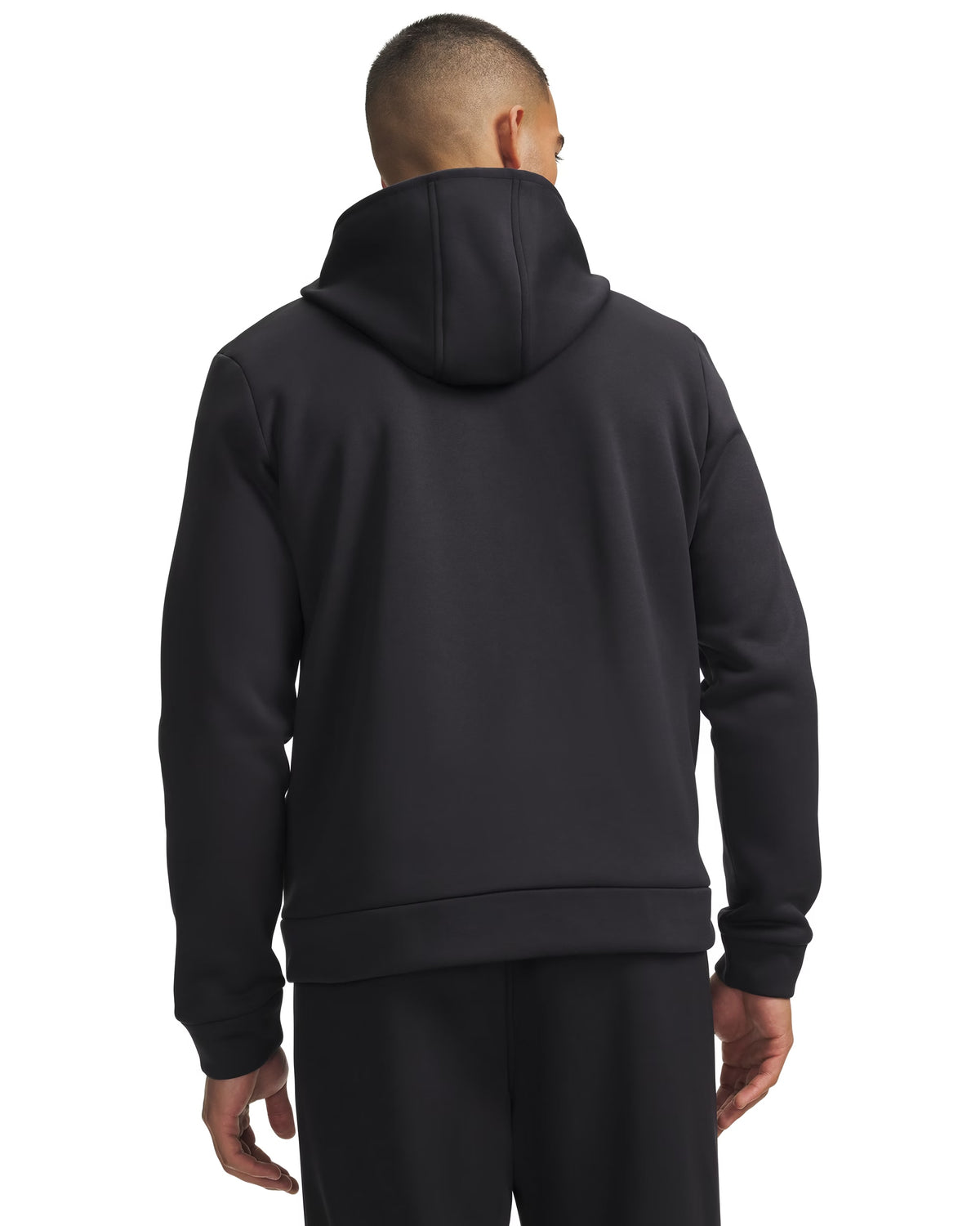 UA ARMOUR FLEECE FZ HOODIE BLACK BLACK Bild 2