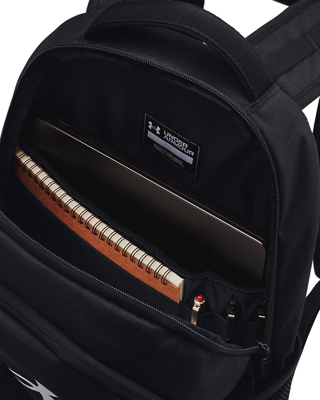 UA HUSTLE 6.0 BACKPACK BLACK BLACK Bild 6