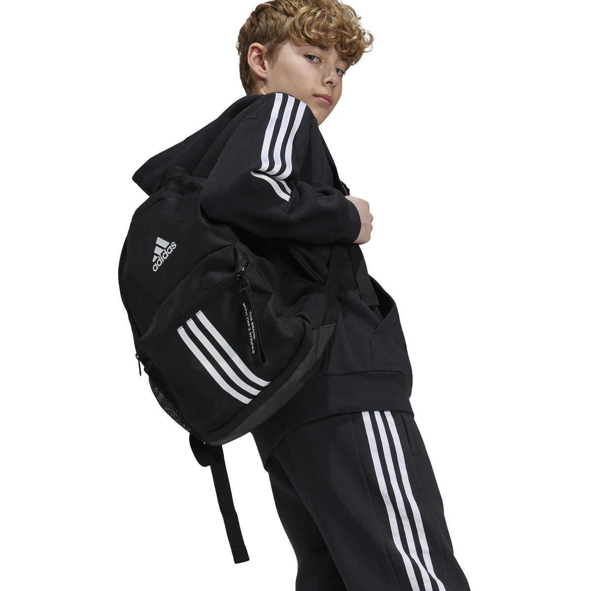 J HOT FL HOODIE BLACK/WHITE Bild 2