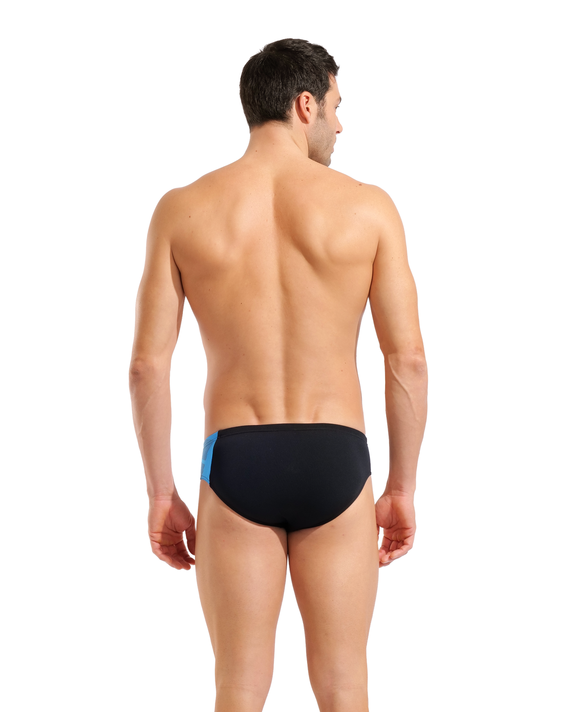 M ARENA PRINTED SPLICE SWIM BRIEFS BLACK-TURQUOISE BLACK-TURQUOISE Bild 2