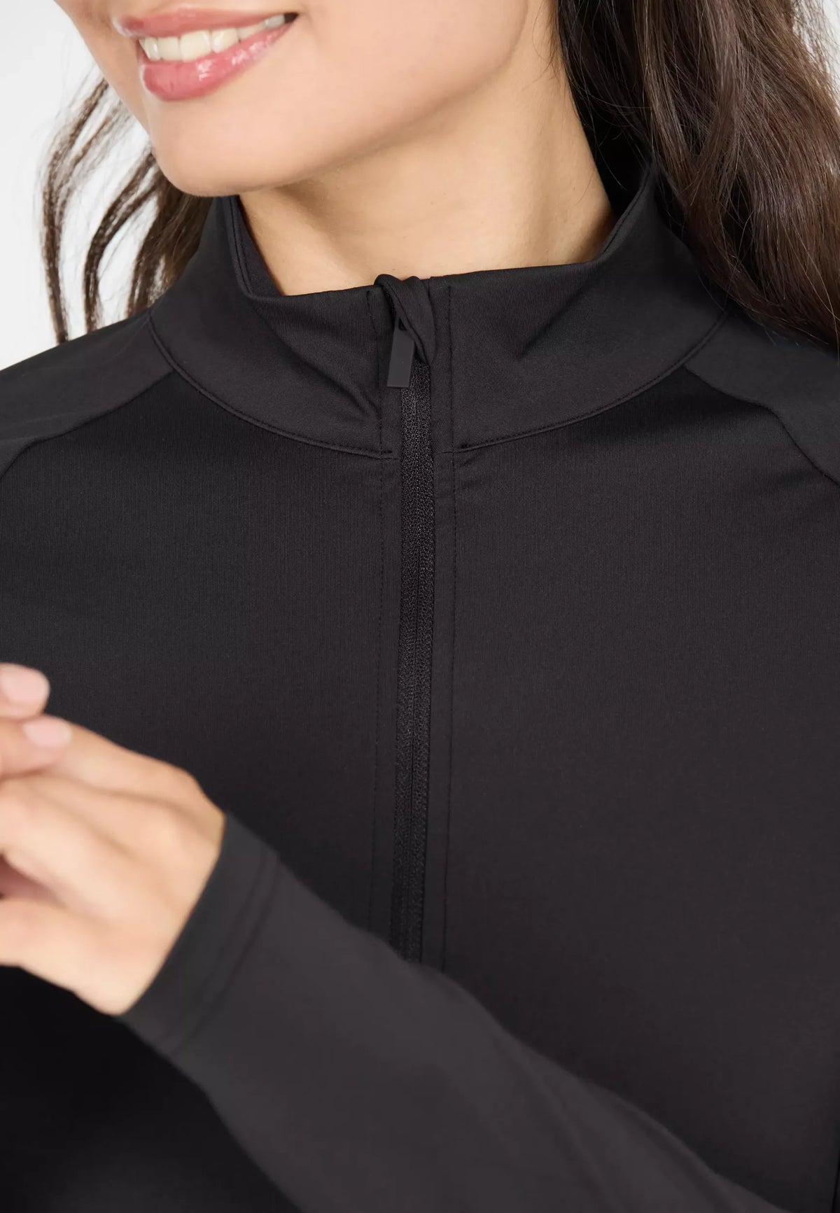 Aliya W Full Zip Black Black Bild 3