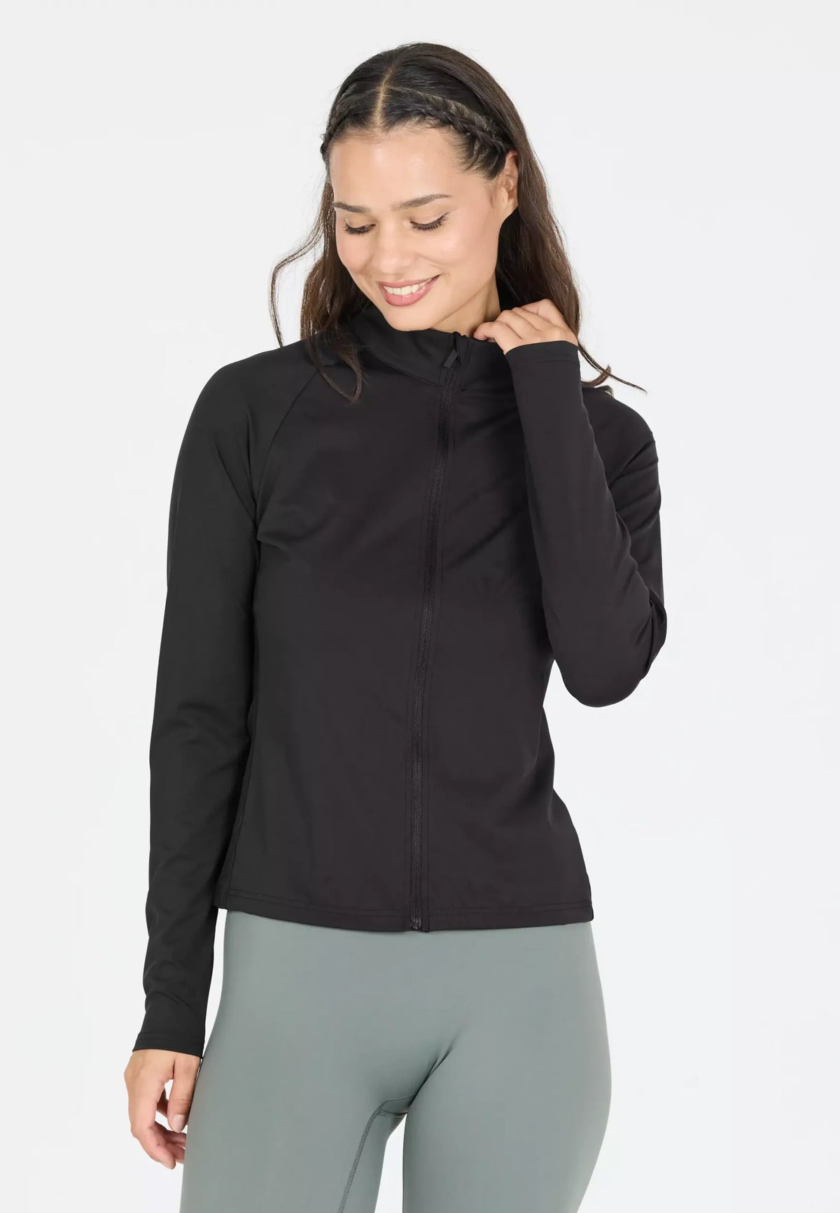 Aliya W Full Zip Black Black Bild 7