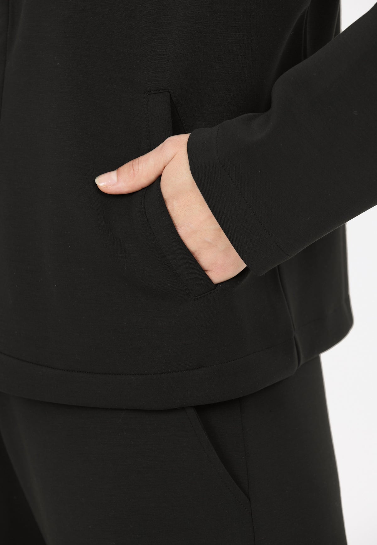 Jillnana W Full Zip Black Black Bild 4