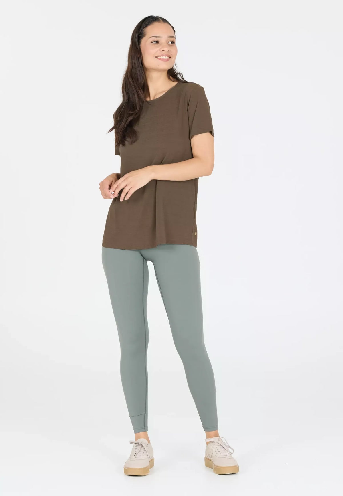Lizzy W Slub S/S Tee Falcon Falcon Bild 4