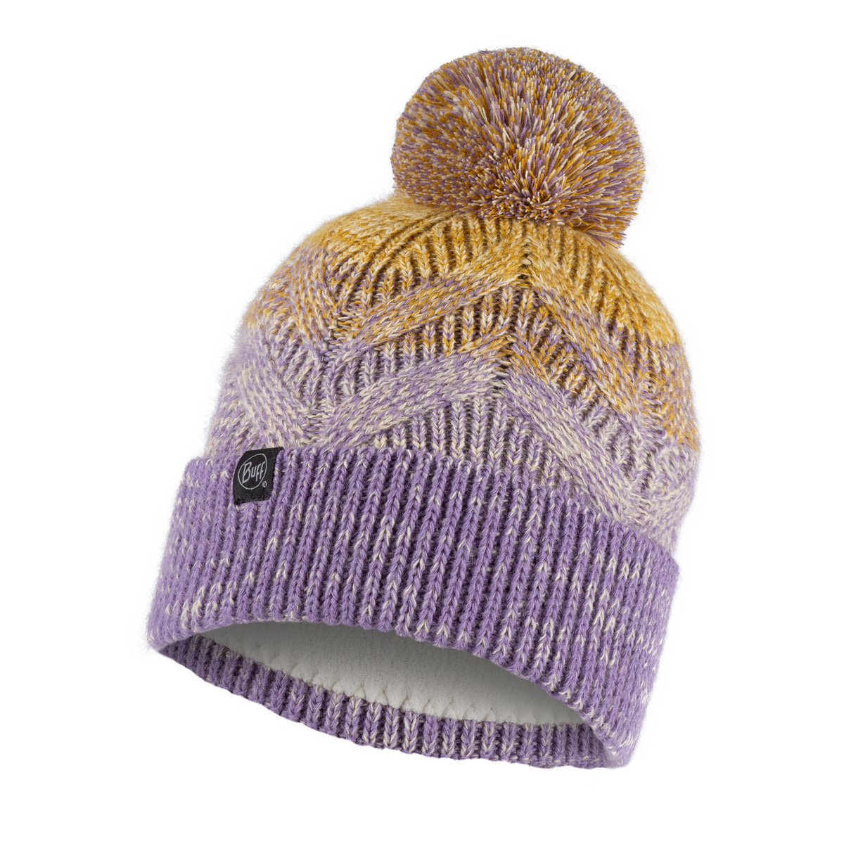 Knitted & Fleece Band Beanie MASHA LAVENDER Bild 1